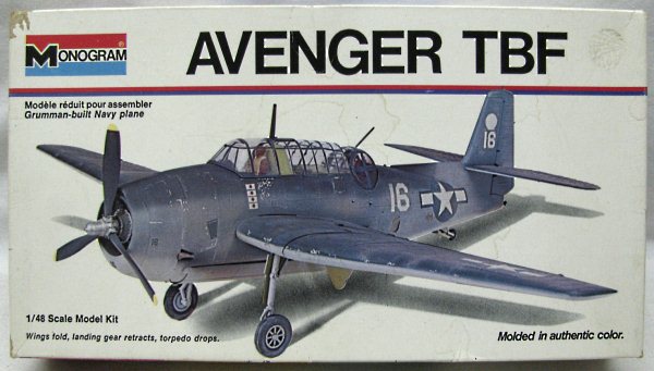Monogram 1/48 6829 Grumman TBF Avenger